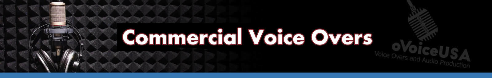 Commercial Voice Overs header