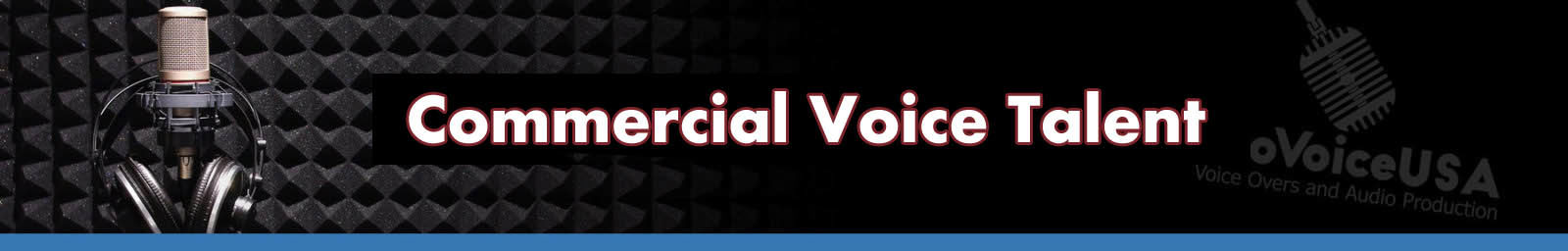 Commercial Voice Talent header